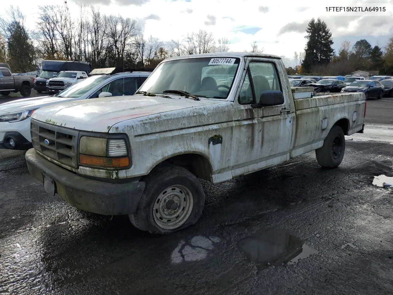 1996 Ford F150 VIN: 1FTEF15N2TLA64915 Lot: 80577744