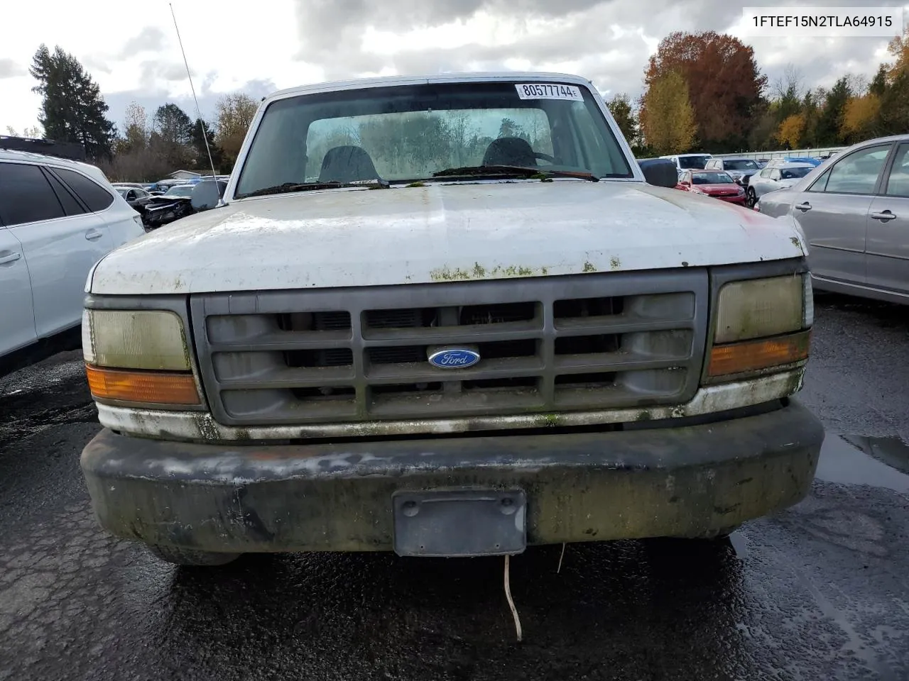 1996 Ford F150 VIN: 1FTEF15N2TLA64915 Lot: 80577744