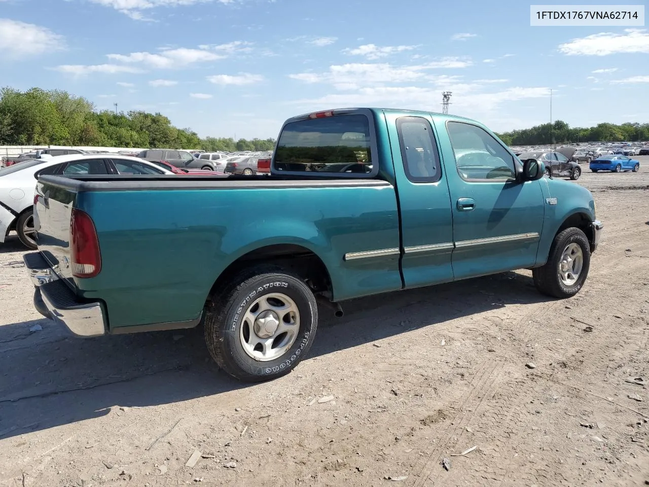 1997 Ford F150 VIN: 1FTDX1767VNA62714 Lot: 52204074