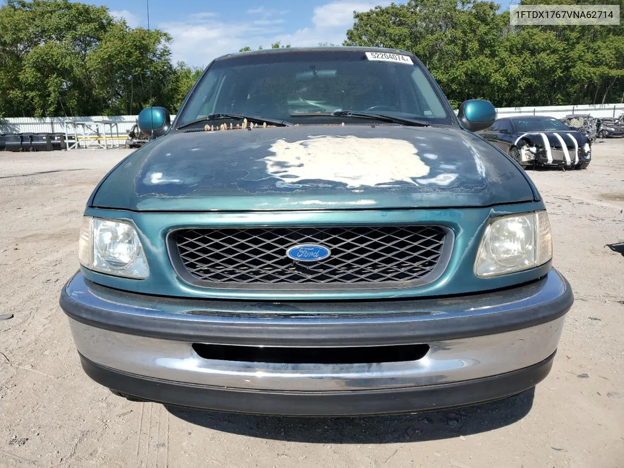 1997 Ford F150 VIN: 1FTDX1767VNA62714 Lot: 52204074