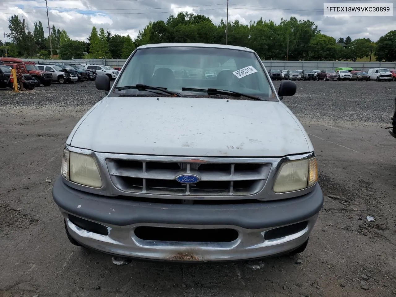 1997 Ford F150 VIN: 1FTDX18W9VKC30899 Lot: 60883114