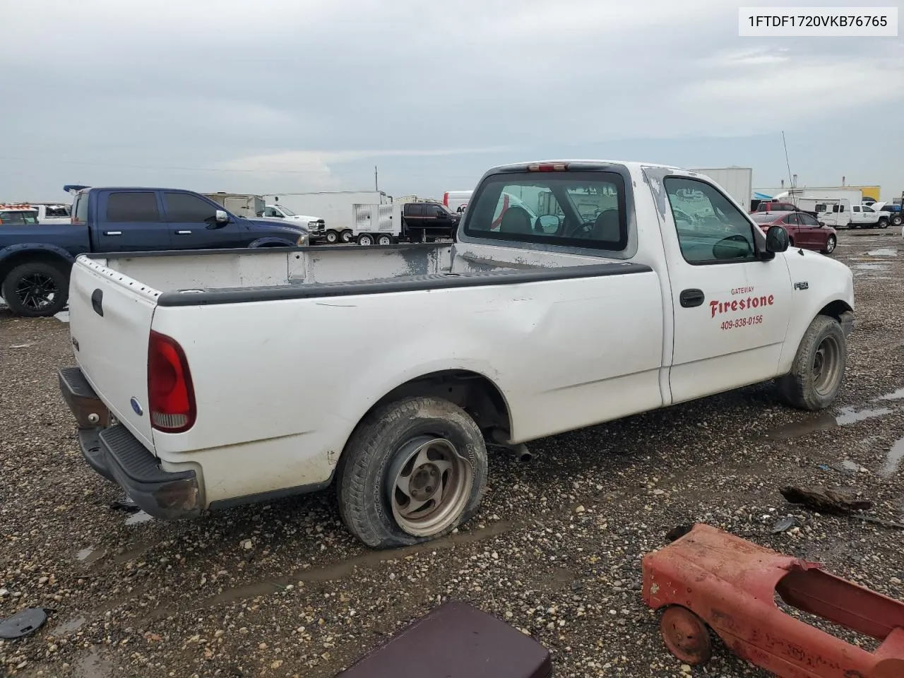 1997 Ford F150 VIN: 1FTDF1720VKB76765 Lot: 63084454