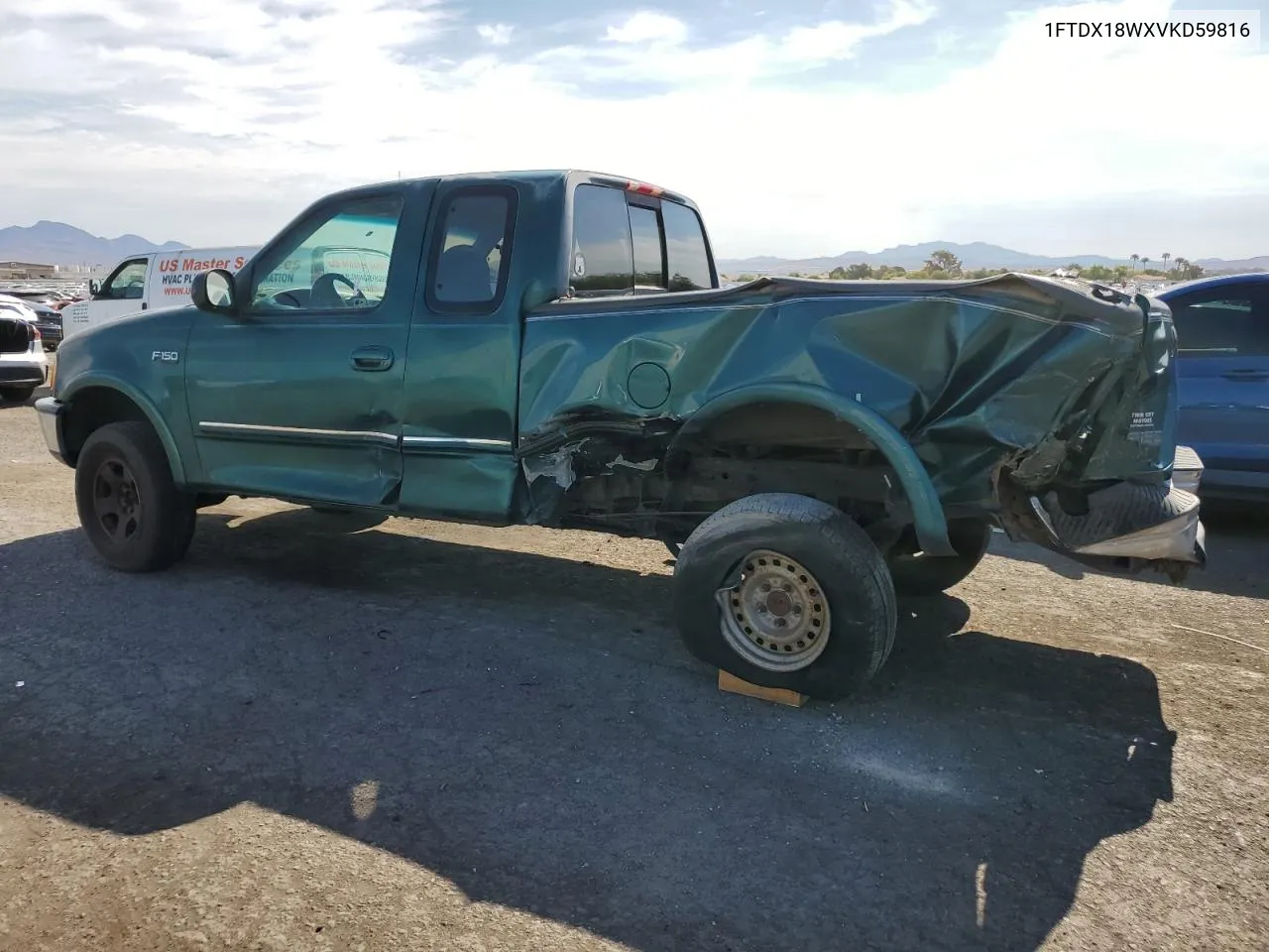 1997 Ford F150 VIN: 1FTDX18WXVKD59816 Lot: 64634024