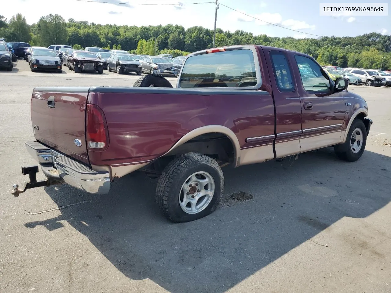 1997 Ford F150 VIN: 1FTDX1769VKA95649 Lot: 65825484