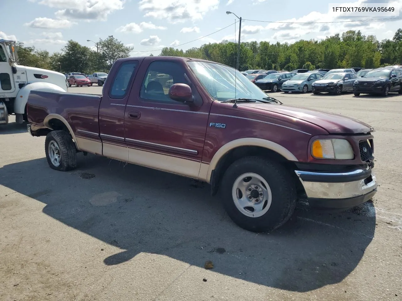 1997 Ford F150 VIN: 1FTDX1769VKA95649 Lot: 65825484