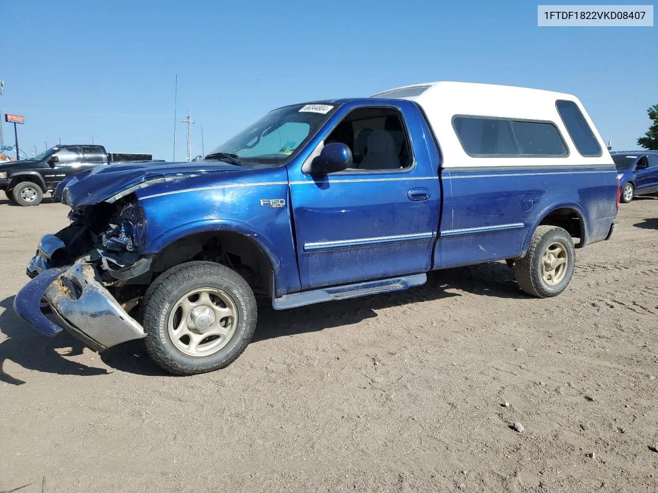 1997 Ford F150 VIN: 1FTDF1822VKD08407 Lot: 66344804