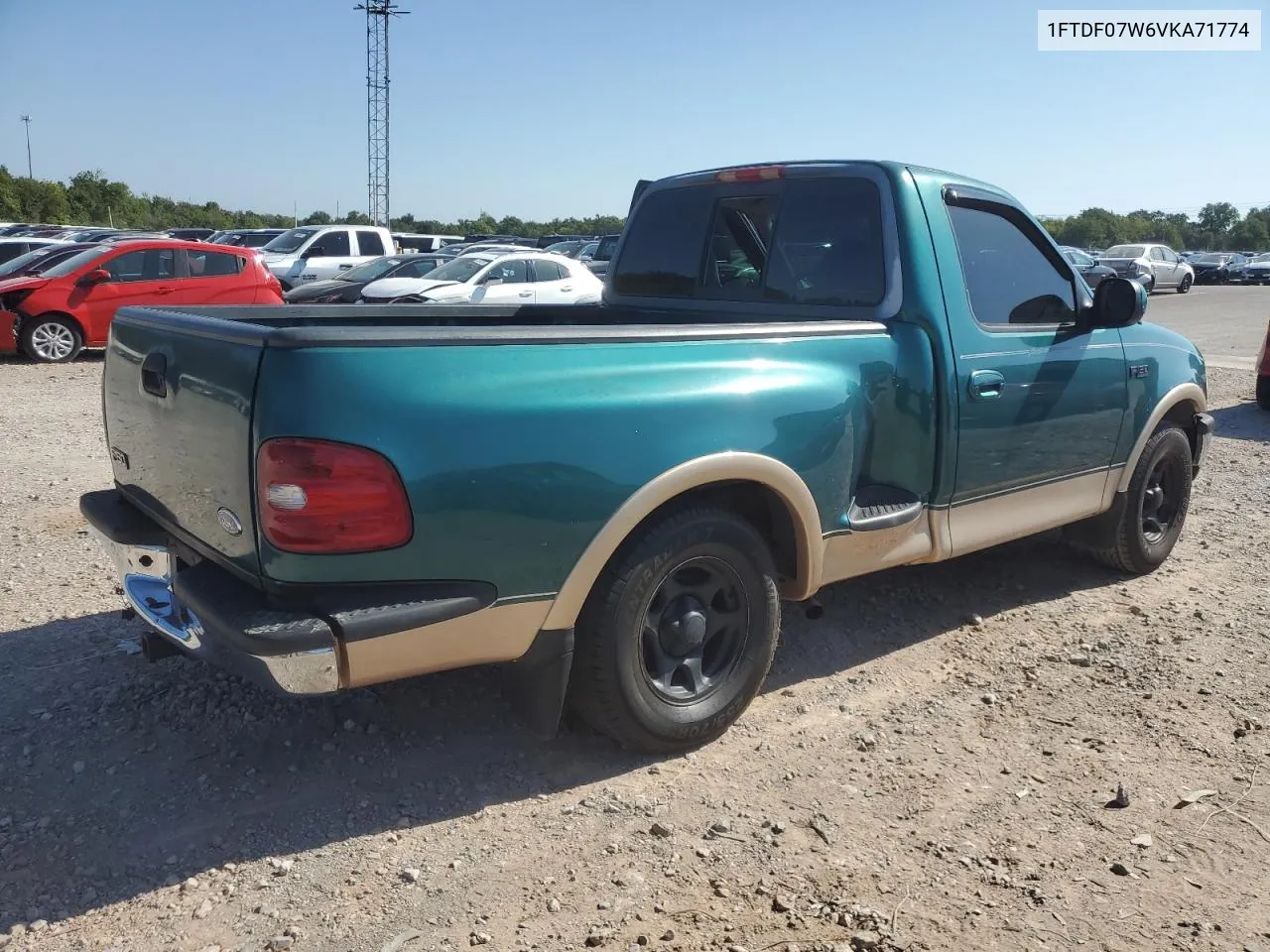 1997 Ford F150 VIN: 1FTDF07W6VKA71774 Lot: 66630614