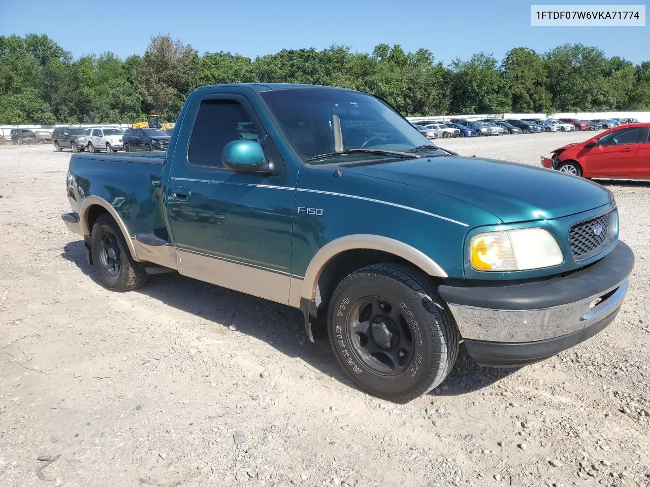 1997 Ford F150 VIN: 1FTDF07W6VKA71774 Lot: 66630614