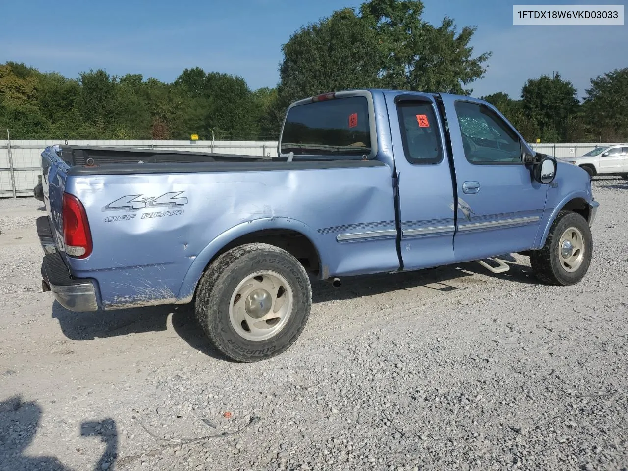 1997 Ford F150 VIN: 1FTDX18W6VKD03033 Lot: 68652224