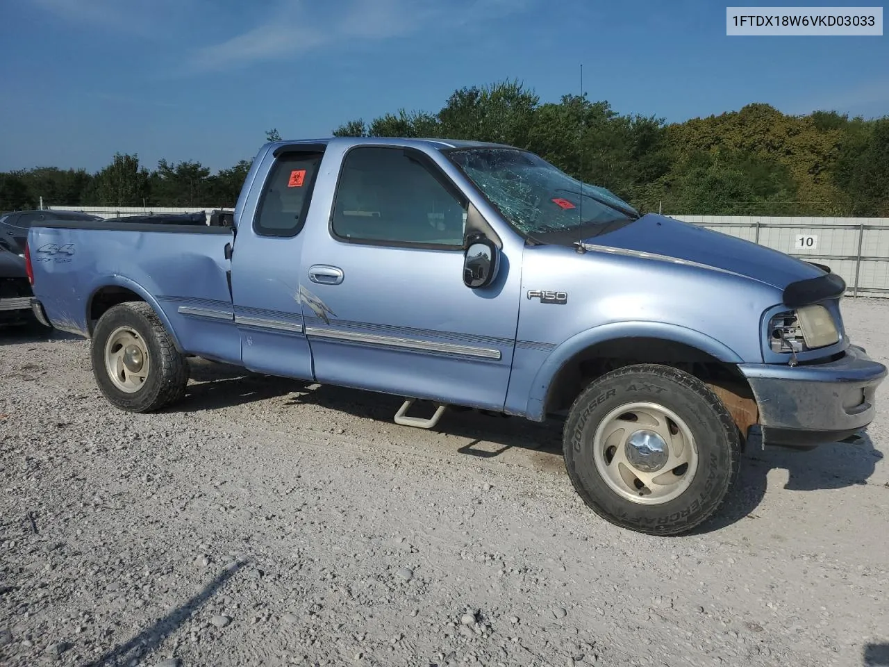 1997 Ford F150 VIN: 1FTDX18W6VKD03033 Lot: 68652224