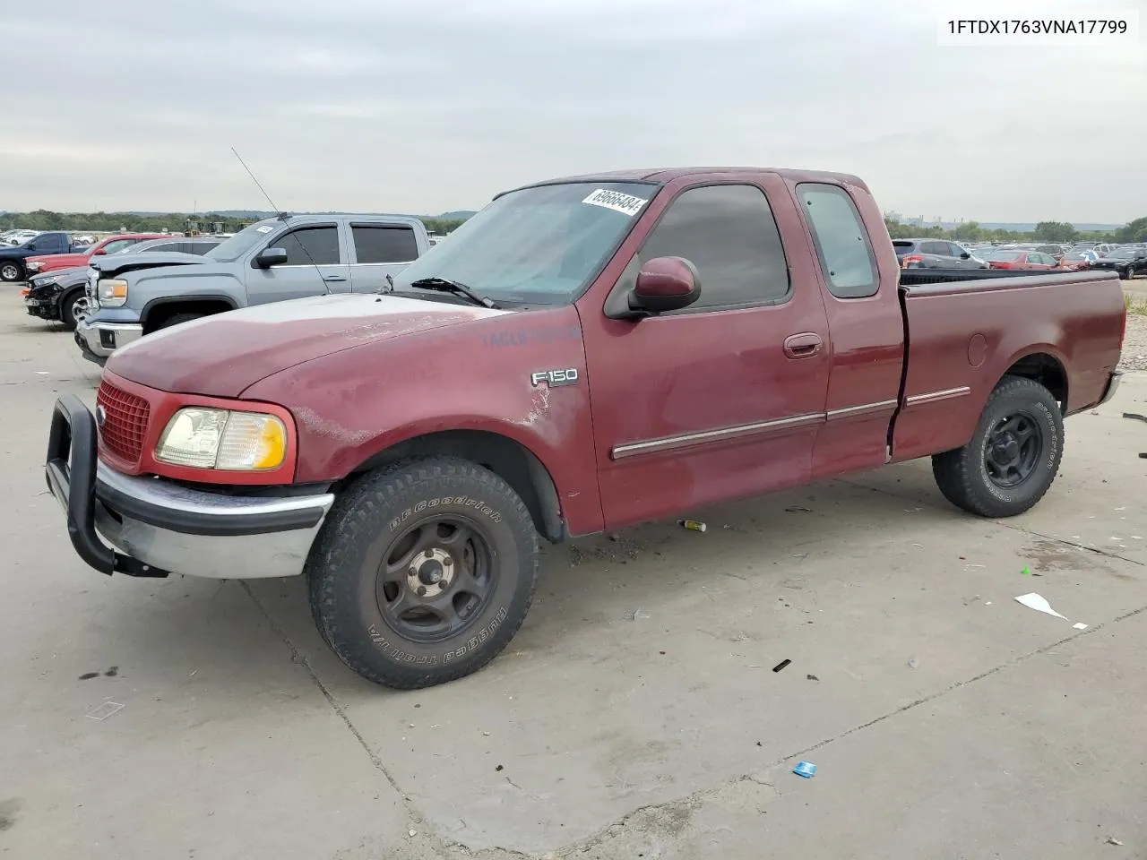 1997 Ford F150 VIN: 1FTDX1763VNA17799 Lot: 69666484