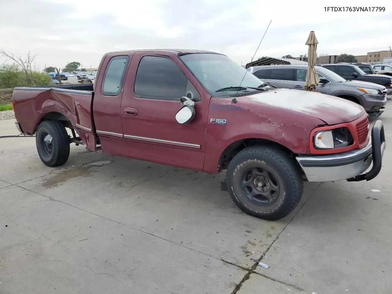 1997 Ford F150 VIN: 1FTDX1763VNA17799 Lot: 69666484