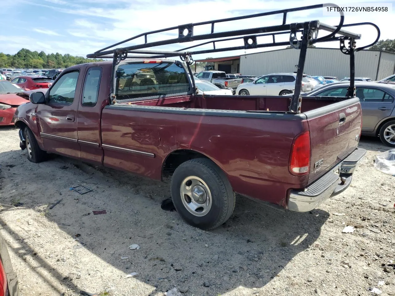 1997 Ford F150 VIN: 1FTDX1726VNB54958 Lot: 69983644