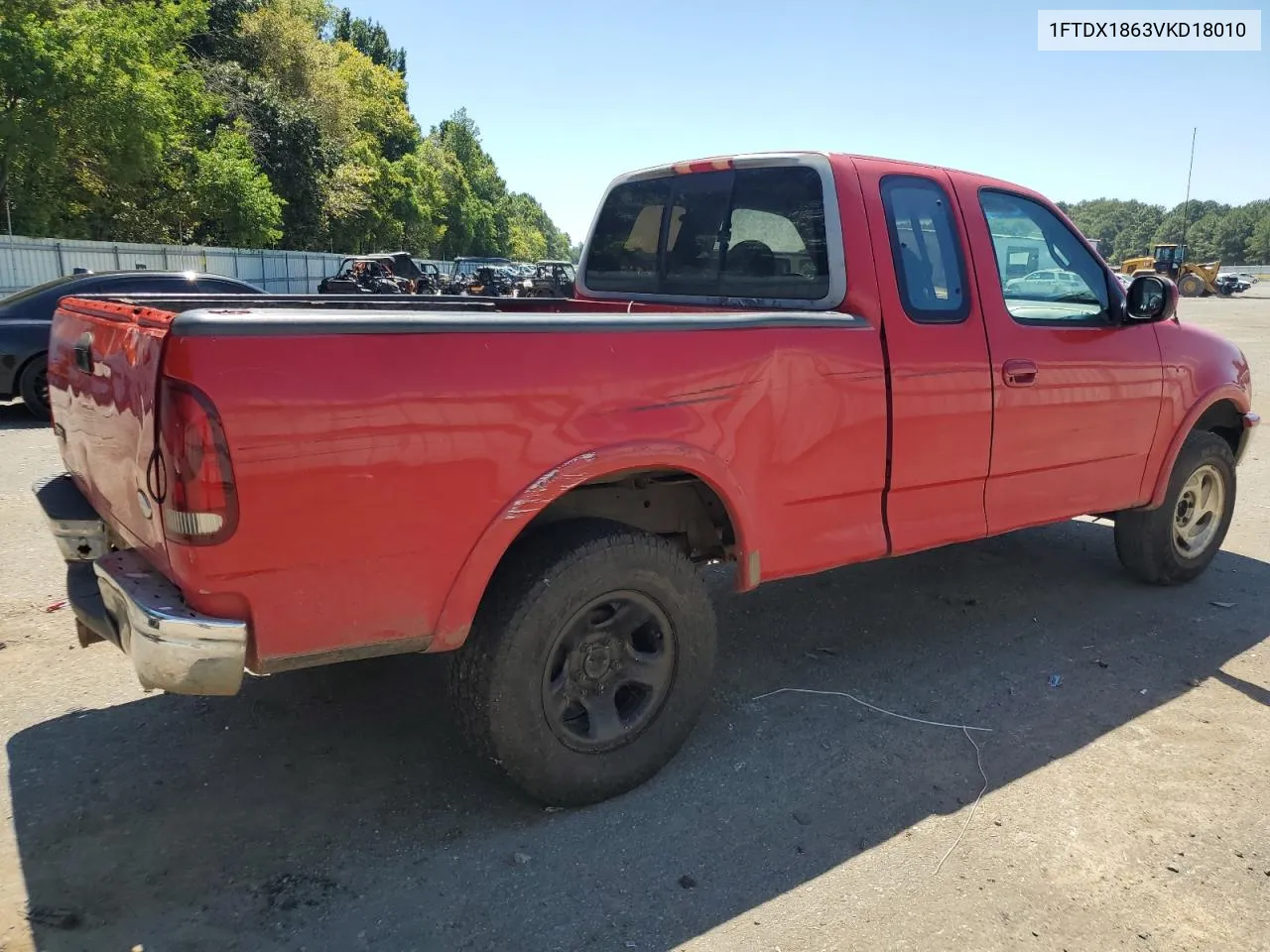 1997 Ford F150 VIN: 1FTDX1863VKD18010 Lot: 70120334