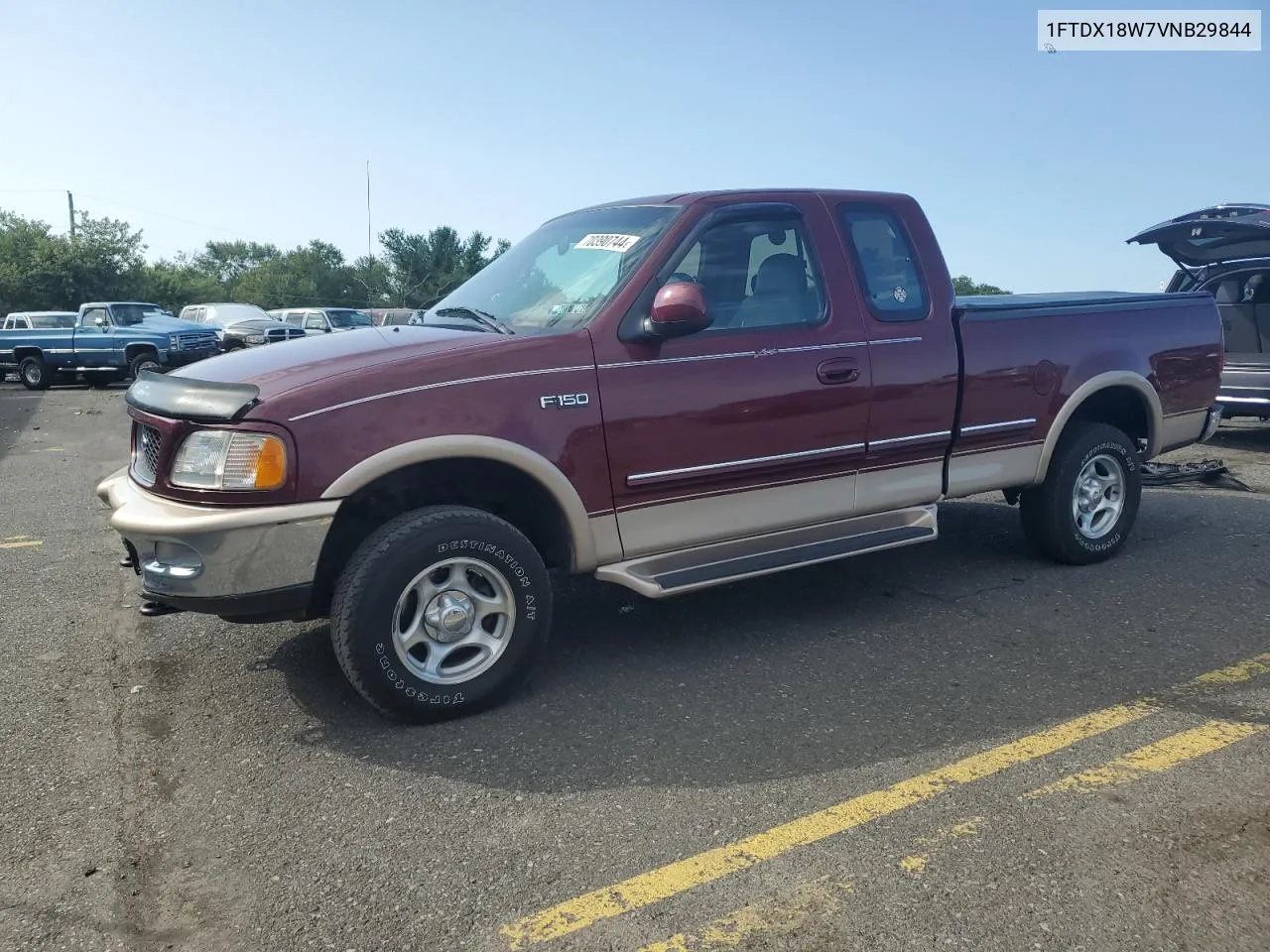 1997 Ford F150 VIN: 1FTDX18W7VNB29844 Lot: 70390744