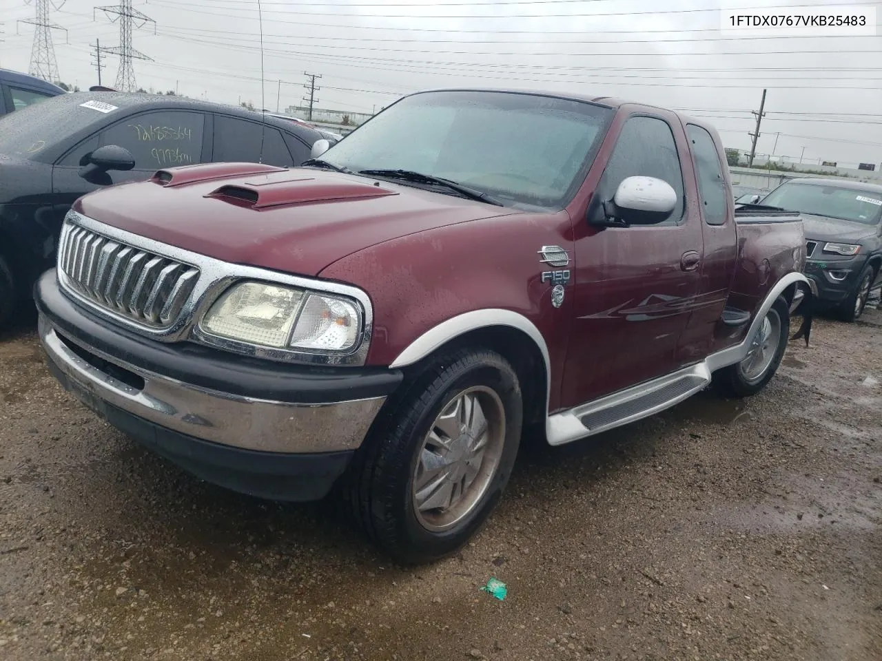 1997 Ford F150 VIN: 1FTDX0767VKB25483 Lot: 72008944