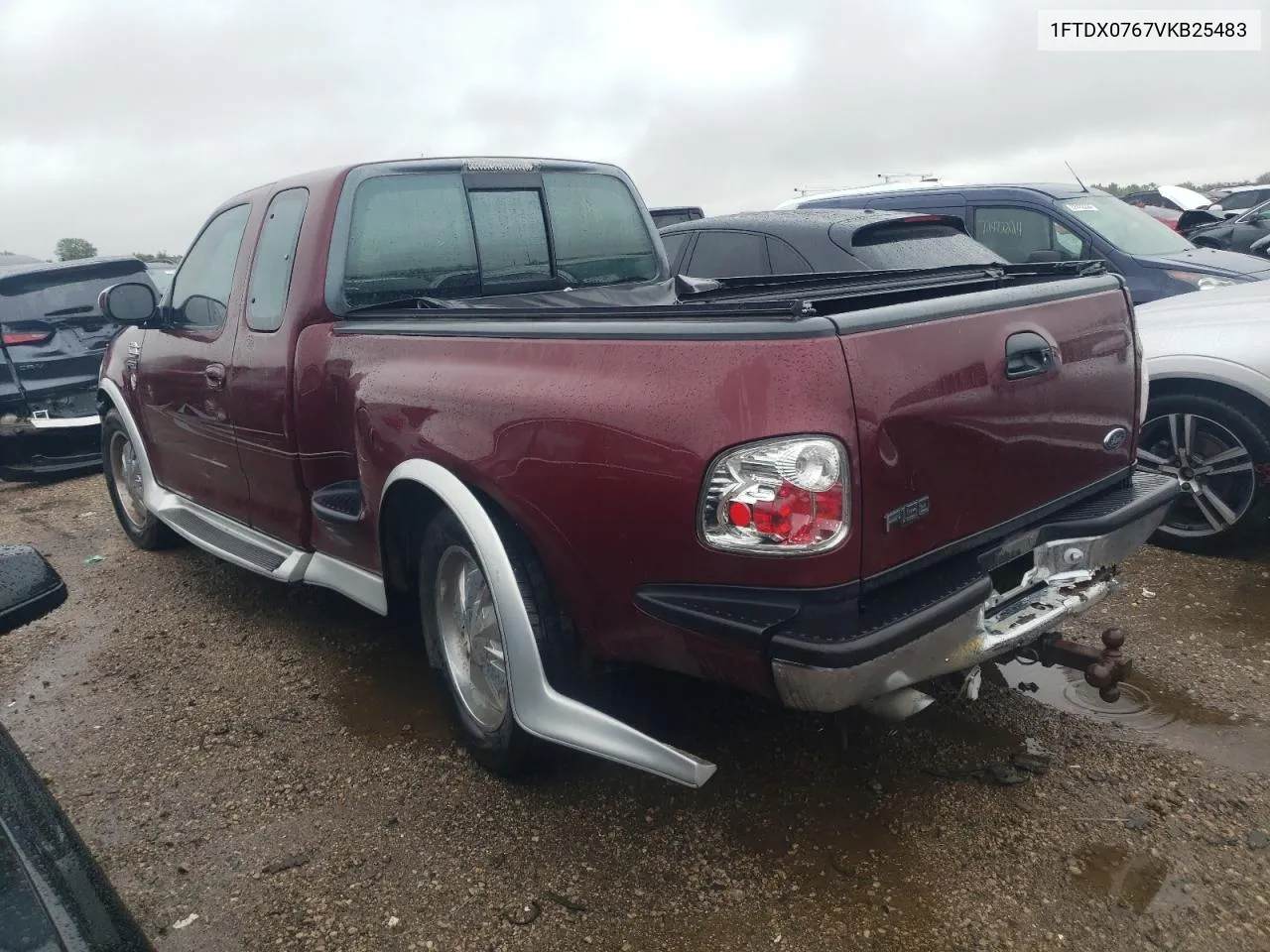 1997 Ford F150 VIN: 1FTDX0767VKB25483 Lot: 72008944