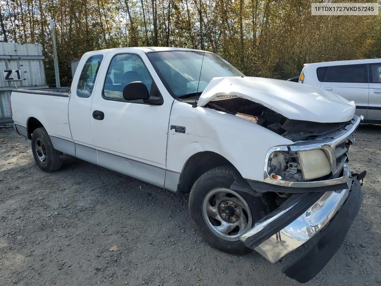 1997 Ford F150 VIN: 1FTDX1727VKD57245 Lot: 72269634