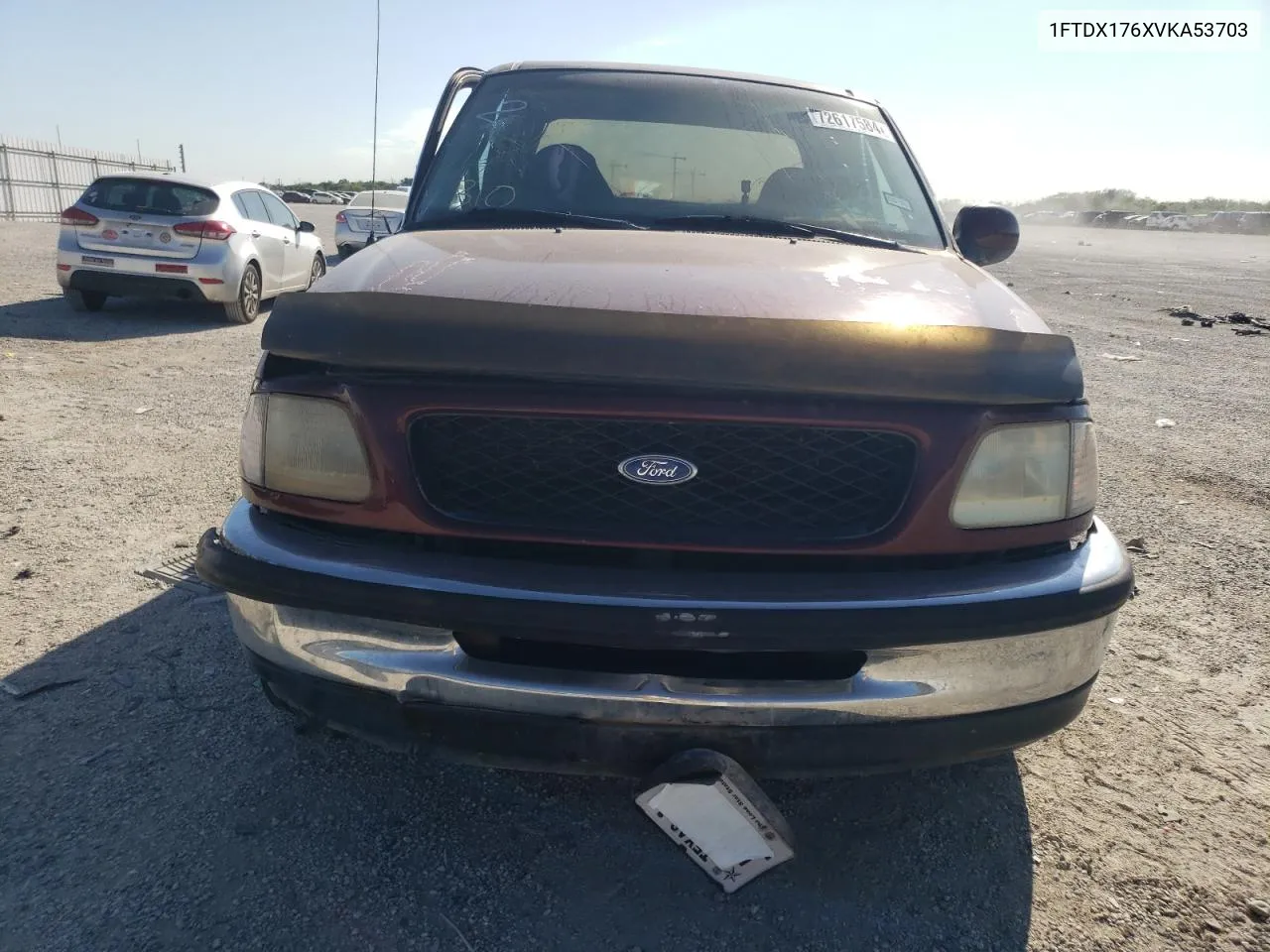 1997 Ford F150 VIN: 1FTDX176XVKA53703 Lot: 72617584