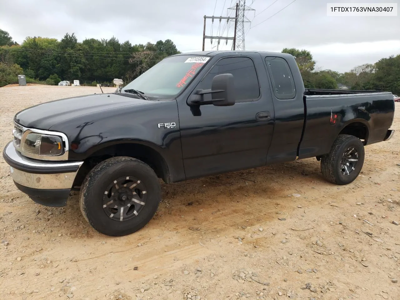 1997 Ford F150 VIN: 1FTDX1763VNA30407 Lot: 72745954