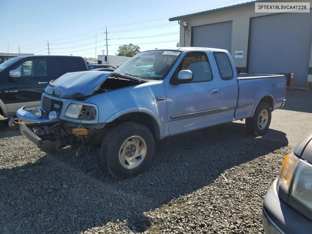 1997 Ford F150 VIN: 2FTEX18L5VCA41228 Lot: 73324284