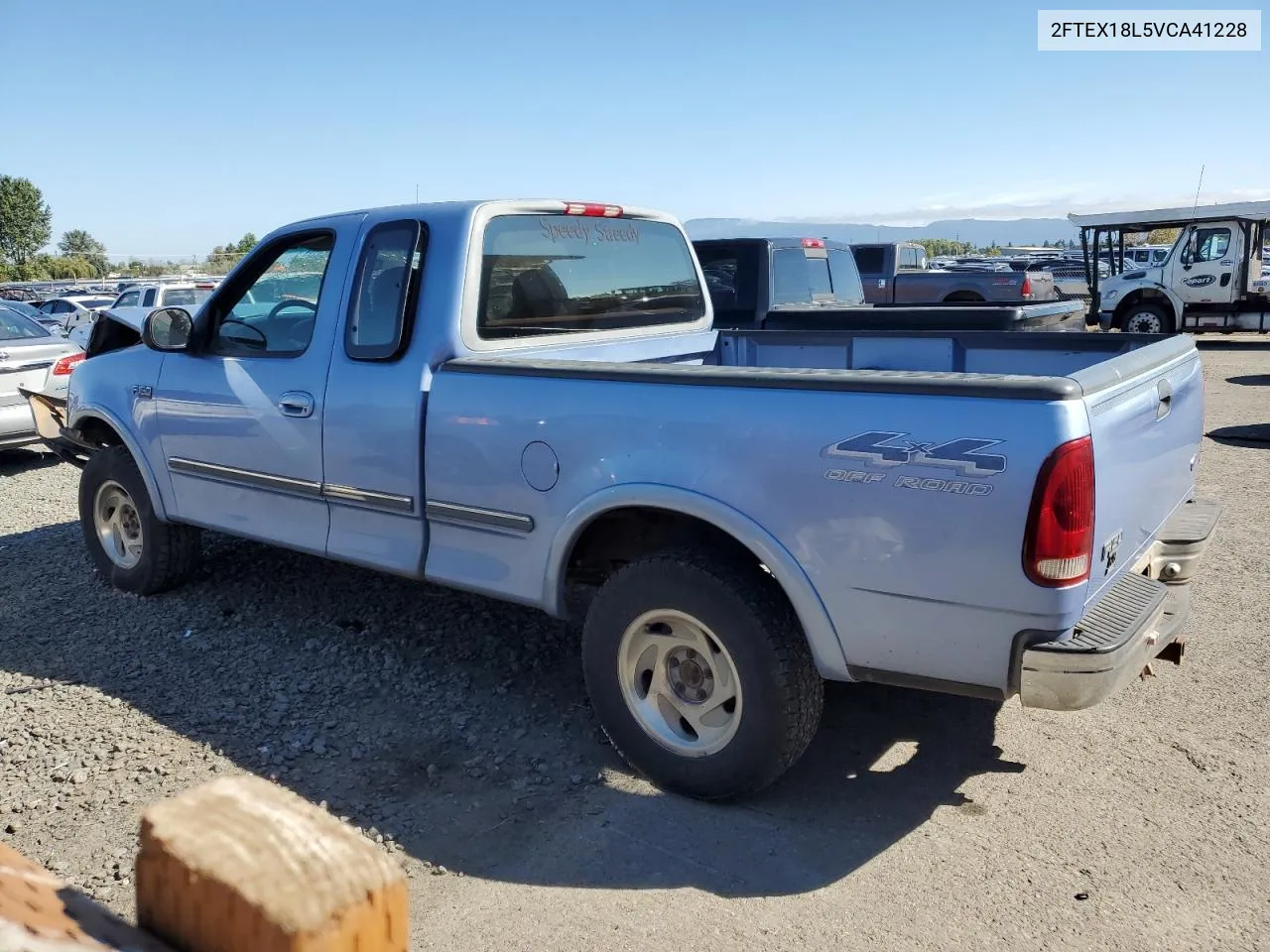 1997 Ford F150 VIN: 2FTEX18L5VCA41228 Lot: 73324284