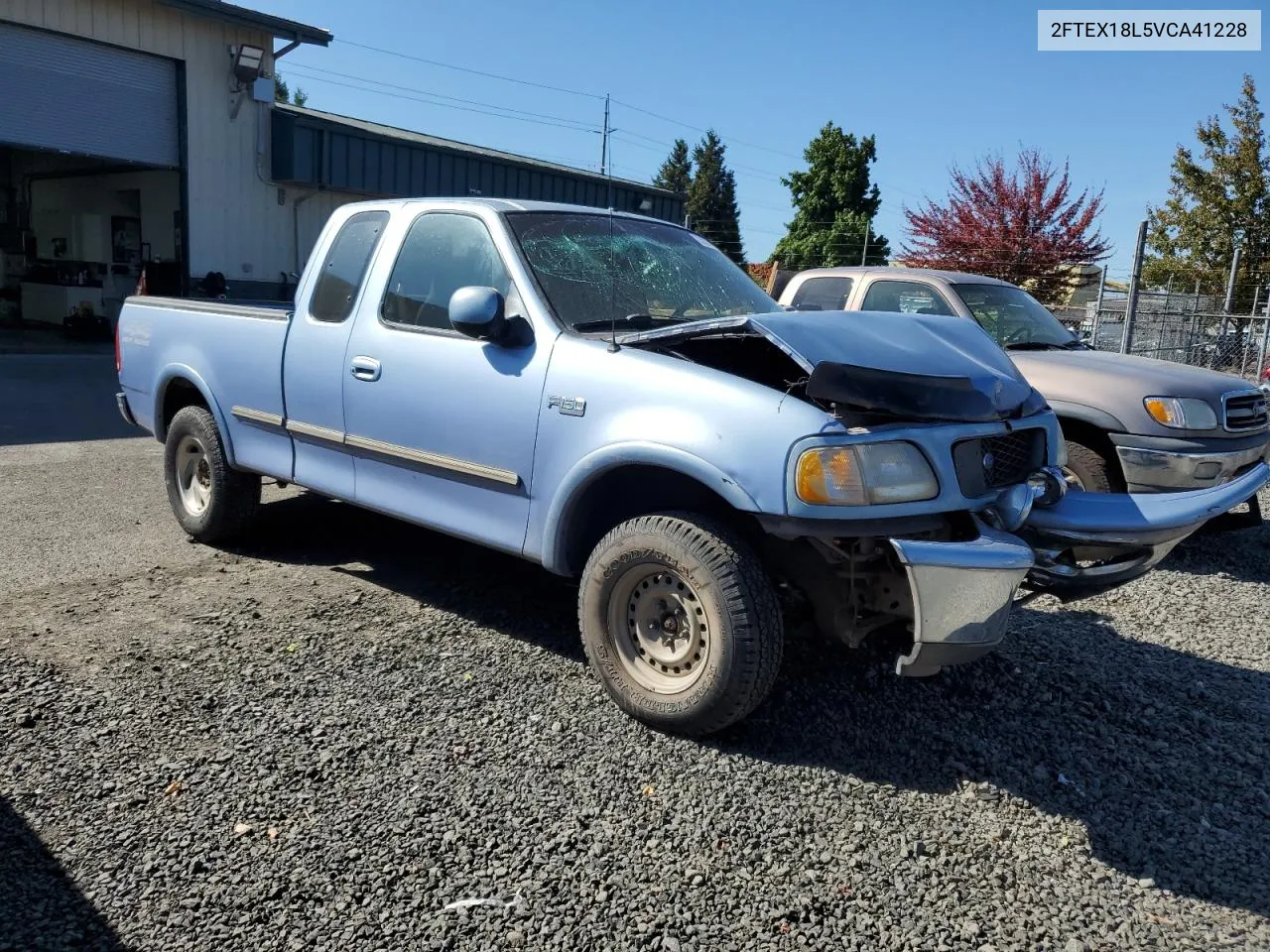 1997 Ford F150 VIN: 2FTEX18L5VCA41228 Lot: 73324284