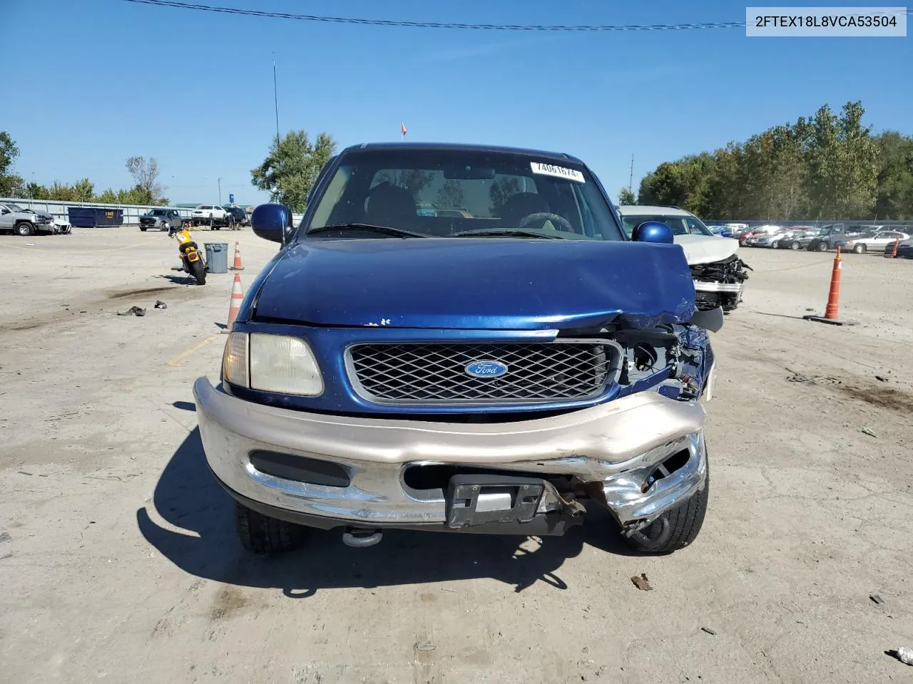 1997 Ford F150 VIN: 2FTEX18L8VCA53504 Lot: 74061674