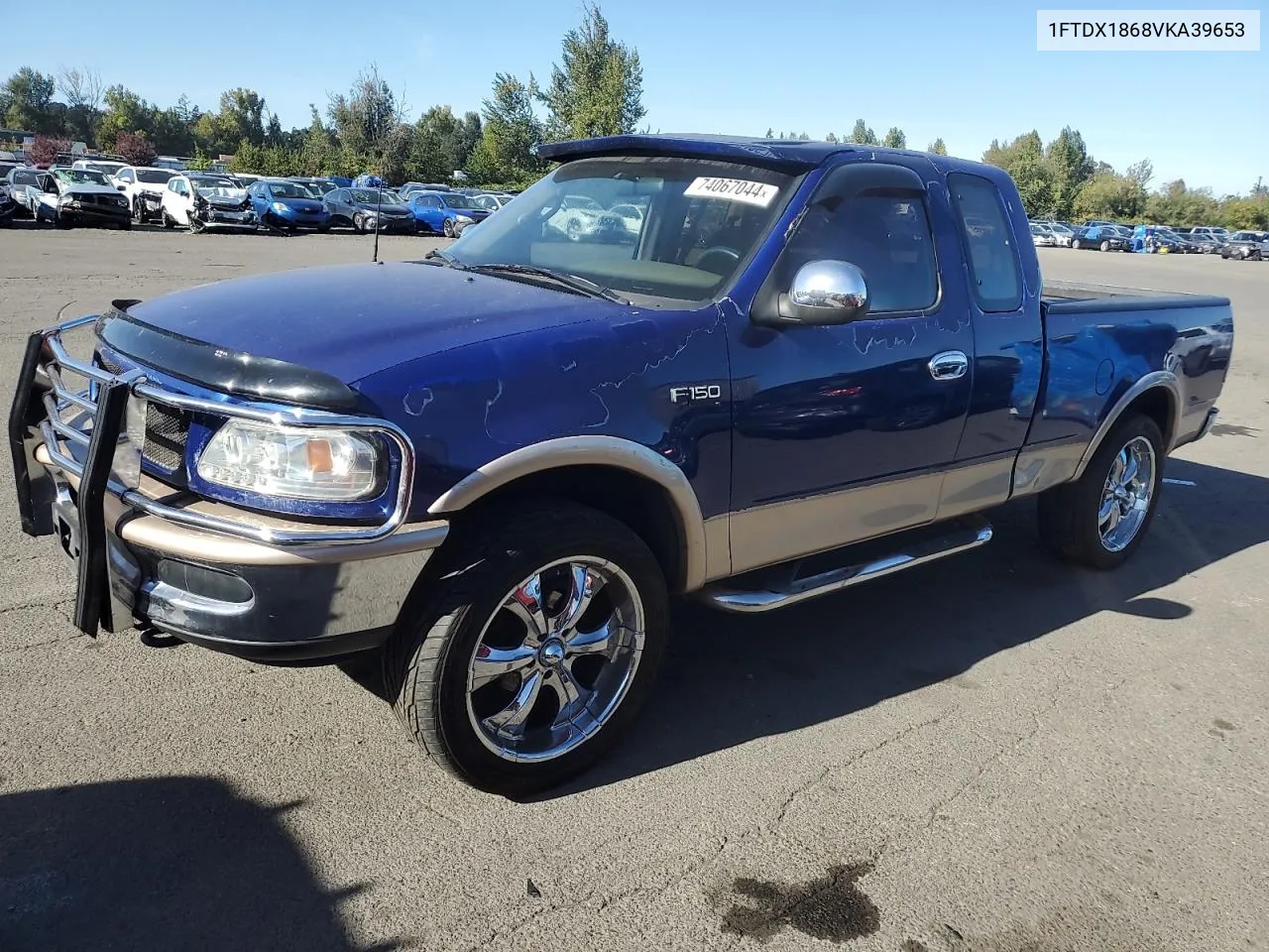 1997 Ford F150 VIN: 1FTDX1868VKA39653 Lot: 74067044