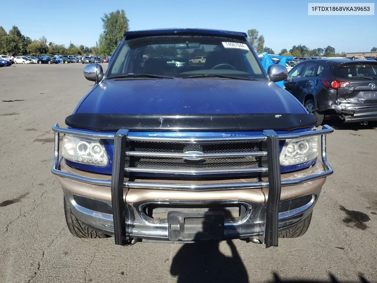 1997 Ford F150 VIN: 1FTDX1868VKA39653 Lot: 74067044