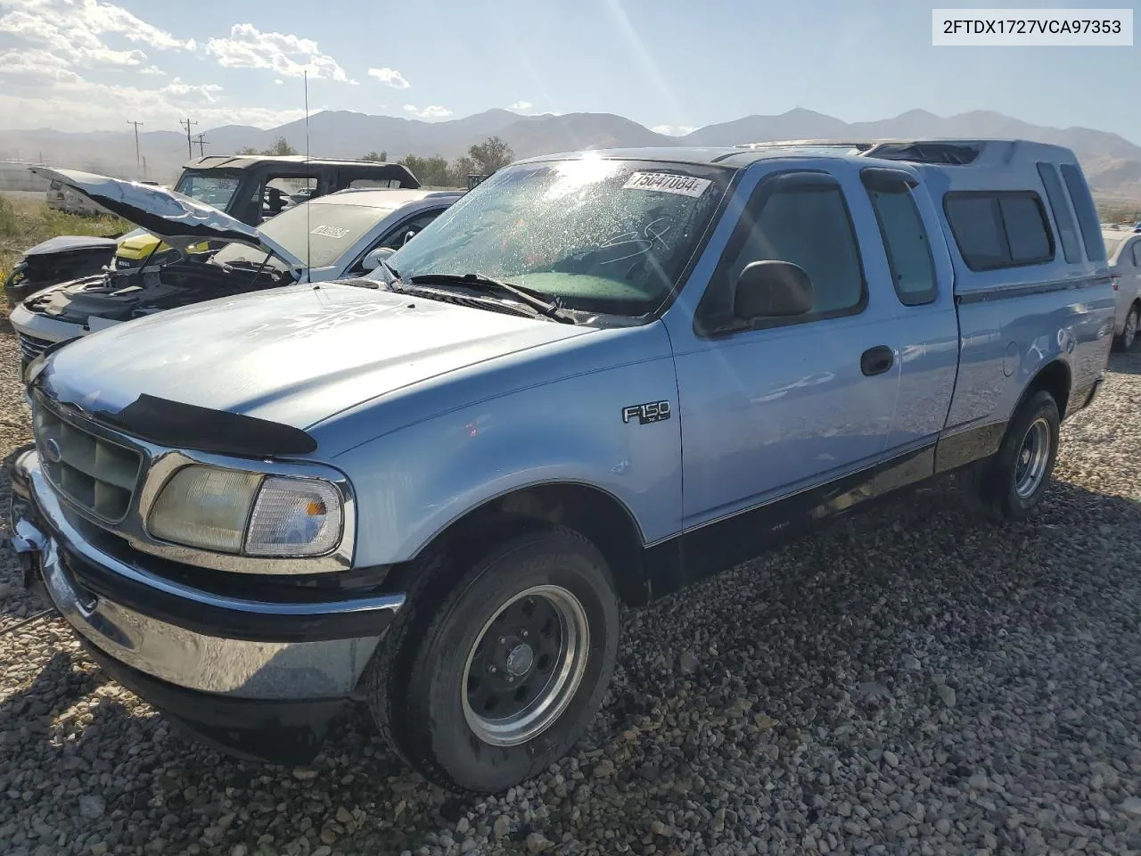 1997 Ford F150 VIN: 2FTDX1727VCA97353 Lot: 75047084