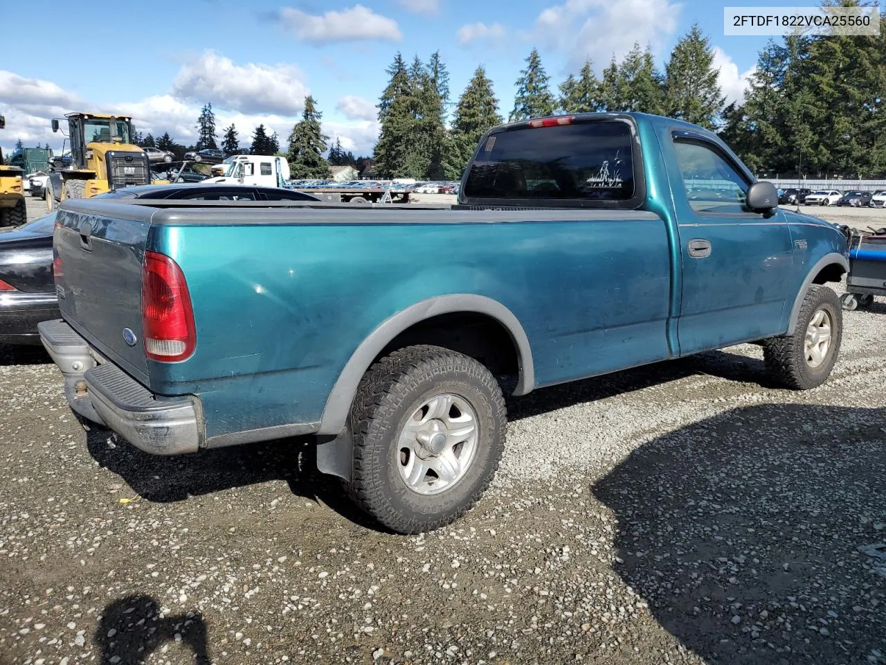 1997 Ford F150 VIN: 2FTDF1822VCA25560 Lot: 76826724