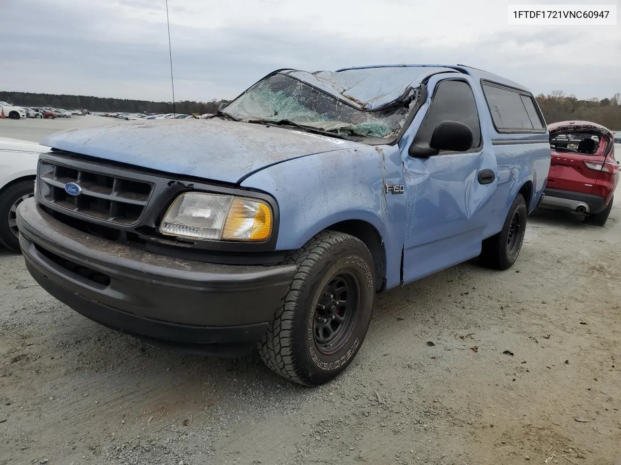 1997 Ford F150 VIN: 1FTDF1721VNC60947 Lot: 77419524