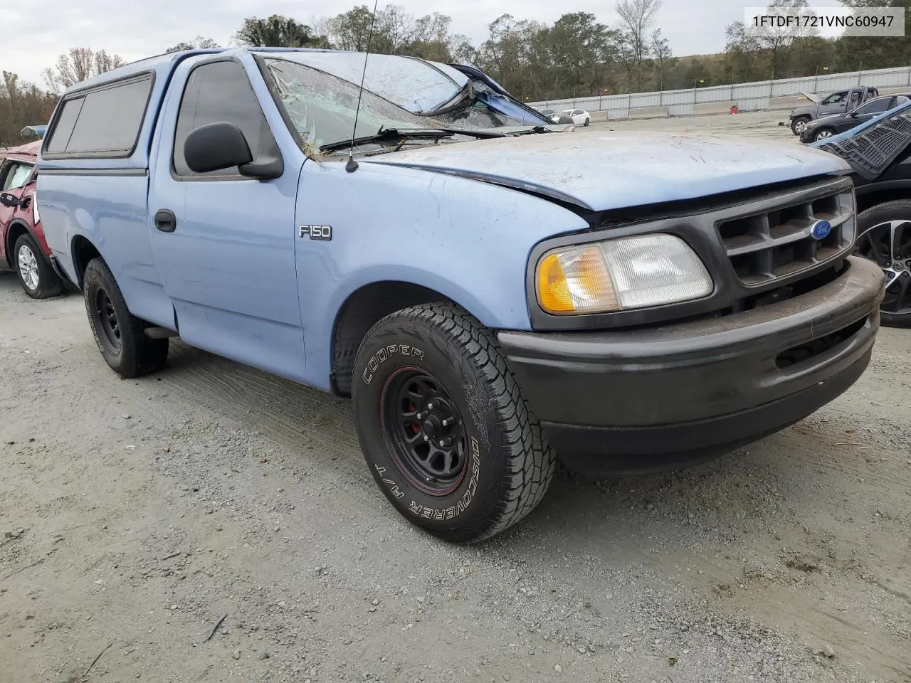 1997 Ford F150 VIN: 1FTDF1721VNC60947 Lot: 77419524