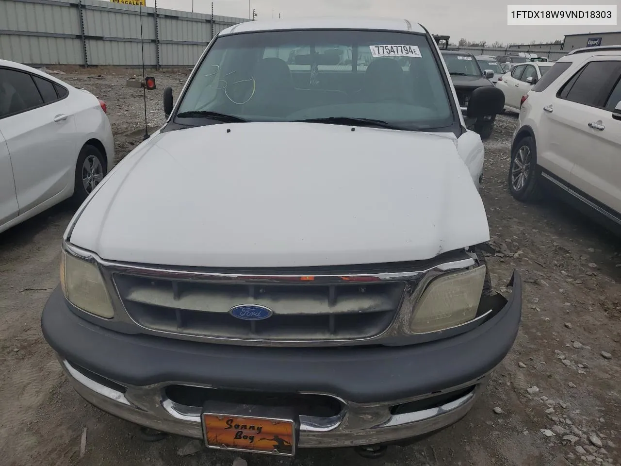 1997 Ford F150 VIN: 1FTDX18W9VND18303 Lot: 77547794