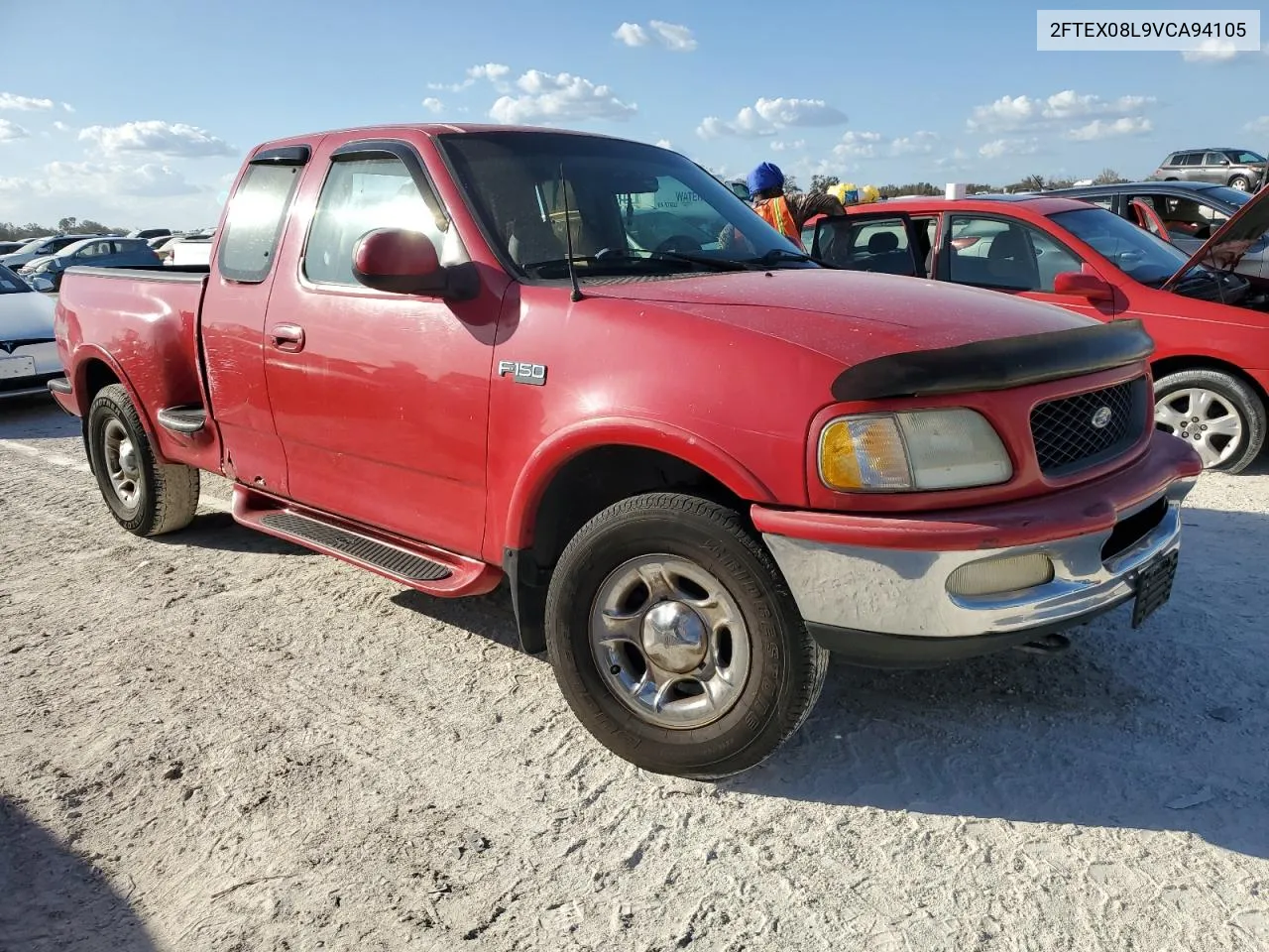 1997 Ford F150 VIN: 2FTEX08L9VCA94105 Lot: 77633054