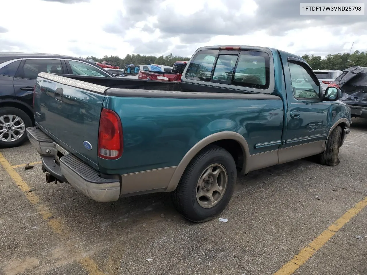 1997 Ford F150 VIN: 1FTDF17W3VND25798 Lot: 77681344