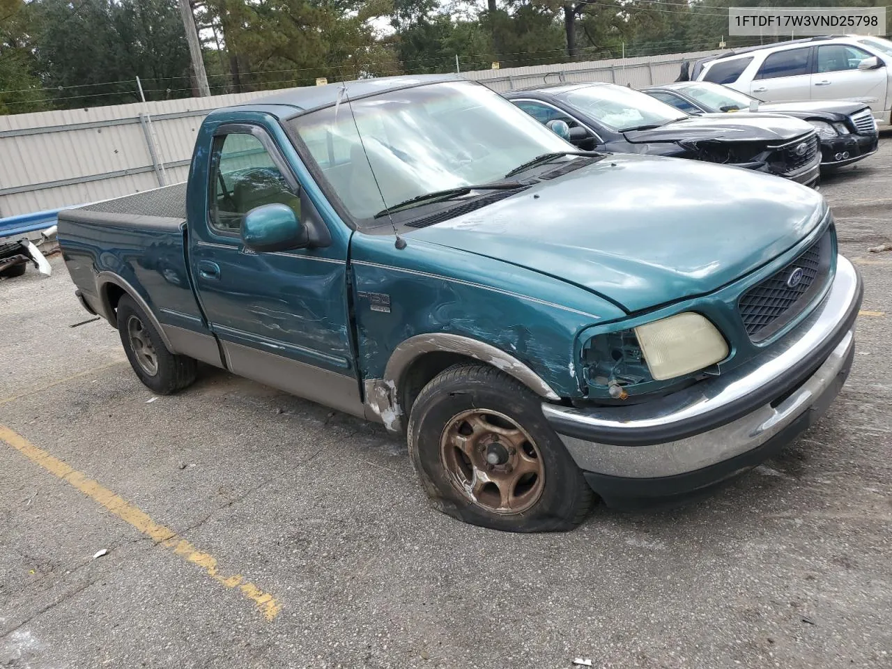 1997 Ford F150 VIN: 1FTDF17W3VND25798 Lot: 77681344