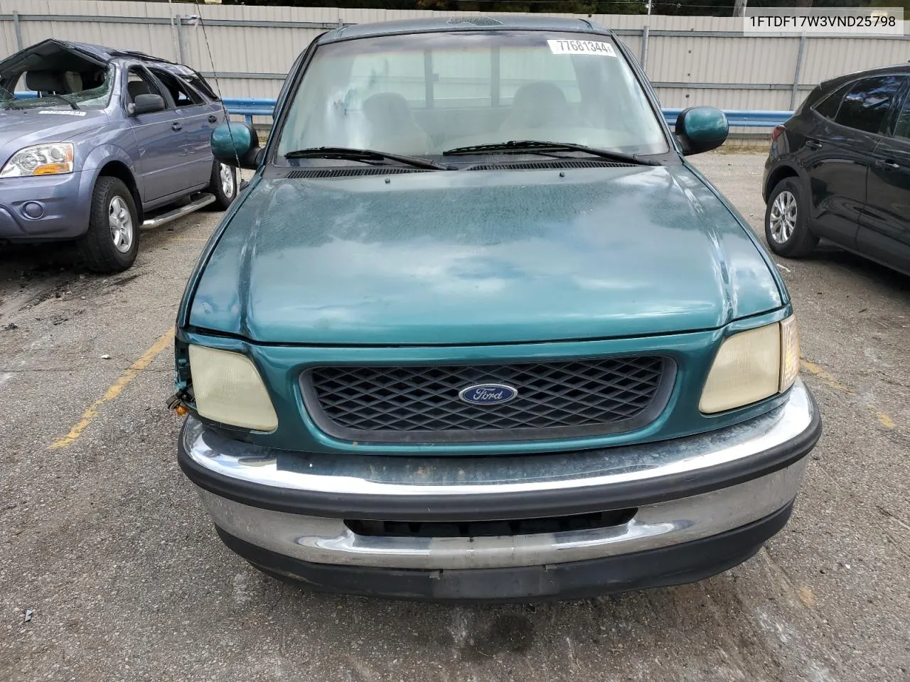 1997 Ford F150 VIN: 1FTDF17W3VND25798 Lot: 77681344