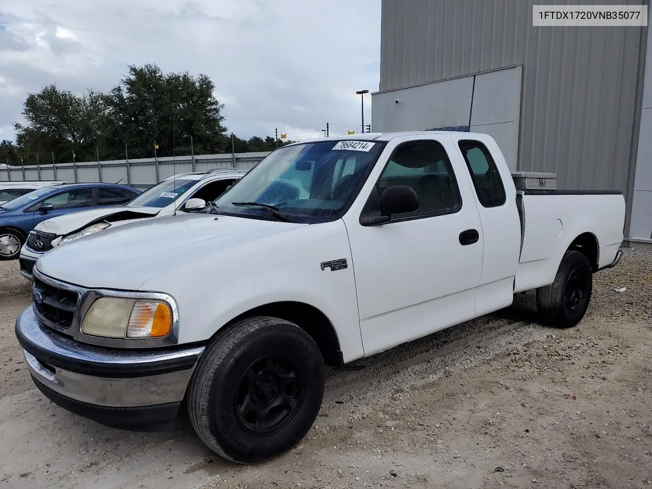 1997 Ford F150 VIN: 1FTDX1720VNB35077 Lot: 78684214