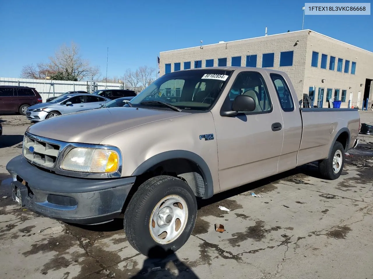 1997 Ford F150 VIN: 1FTEX18L3VKC86668 Lot: 80102854