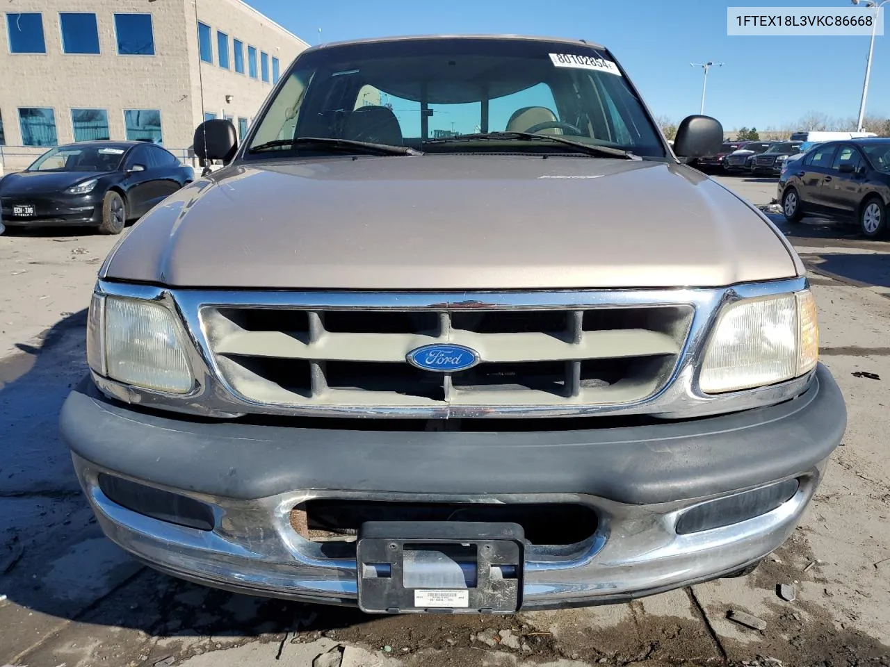 1997 Ford F150 VIN: 1FTEX18L3VKC86668 Lot: 80102854