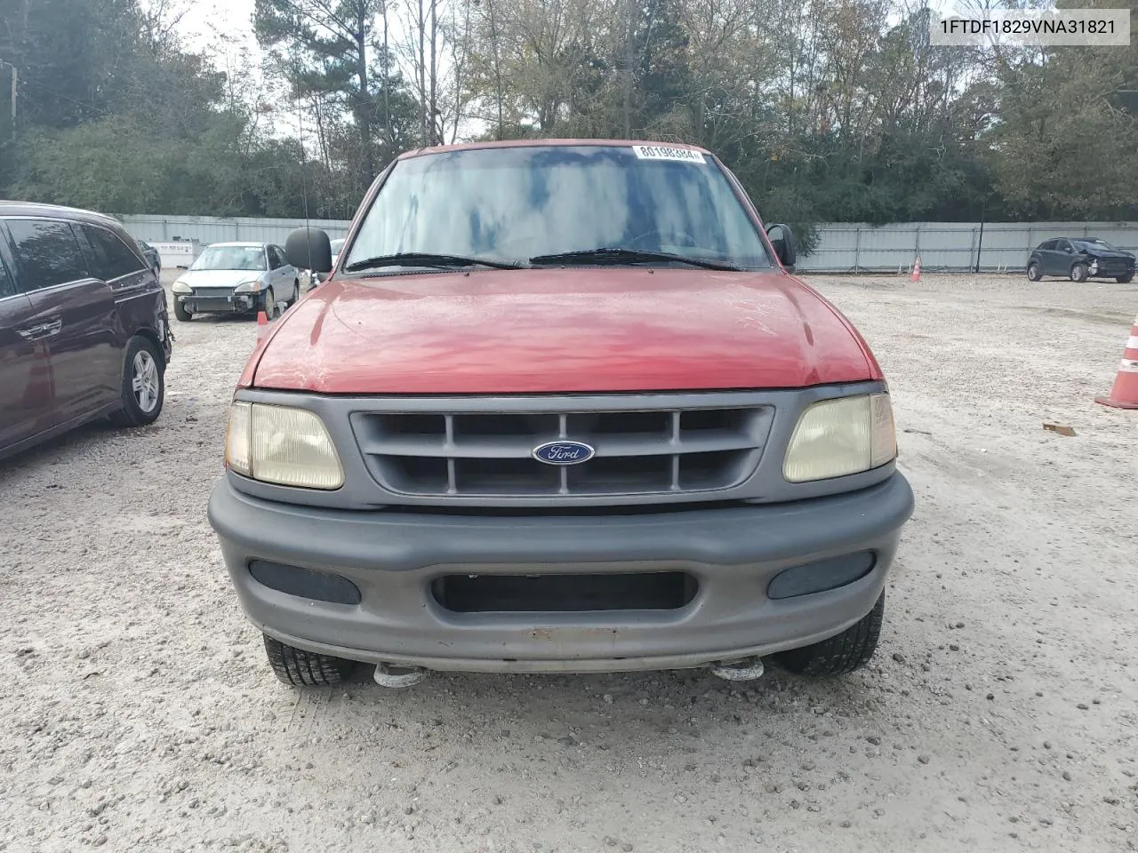 1997 Ford F150 VIN: 1FTDF1829VNA31821 Lot: 80198384