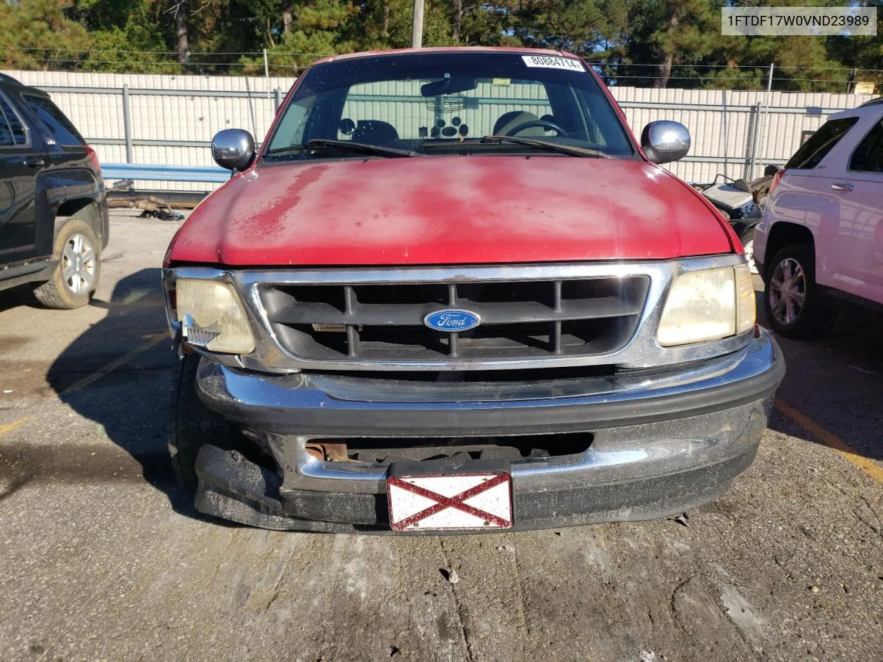 1997 Ford F150 VIN: 1FTDF17W0VND23989 Lot: 80884714