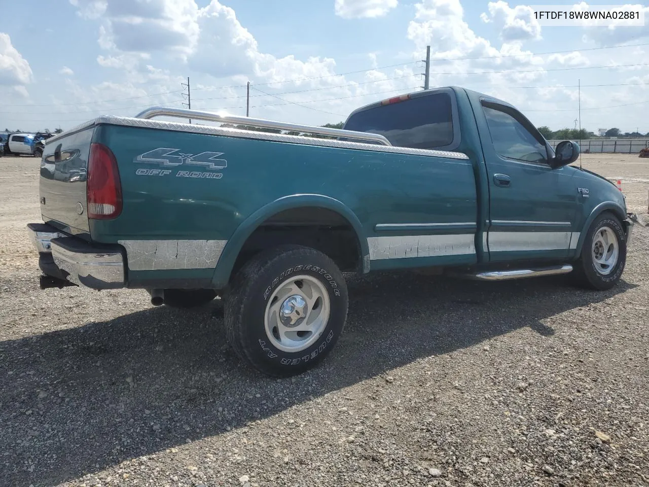 1998 Ford F150 VIN: 1FTDF18W8WNA02881 Lot: 64043864