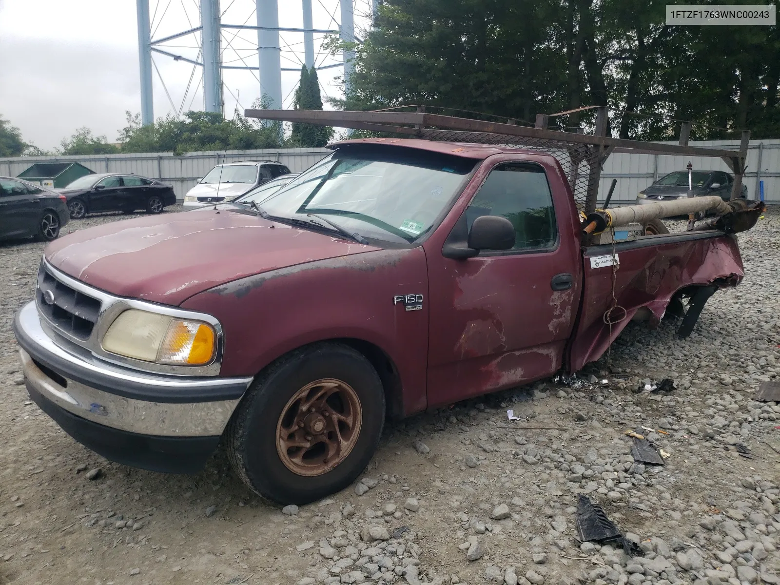 1998 Ford F150 VIN: 1FTZF1763WNC00243 Lot: 64302994