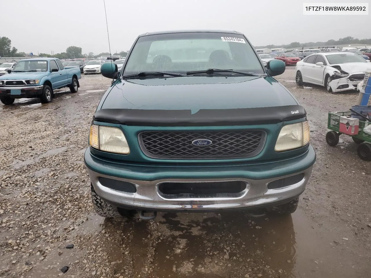 1998 Ford F150 VIN: 1FTZF18W8WKA89592 Lot: 65345104