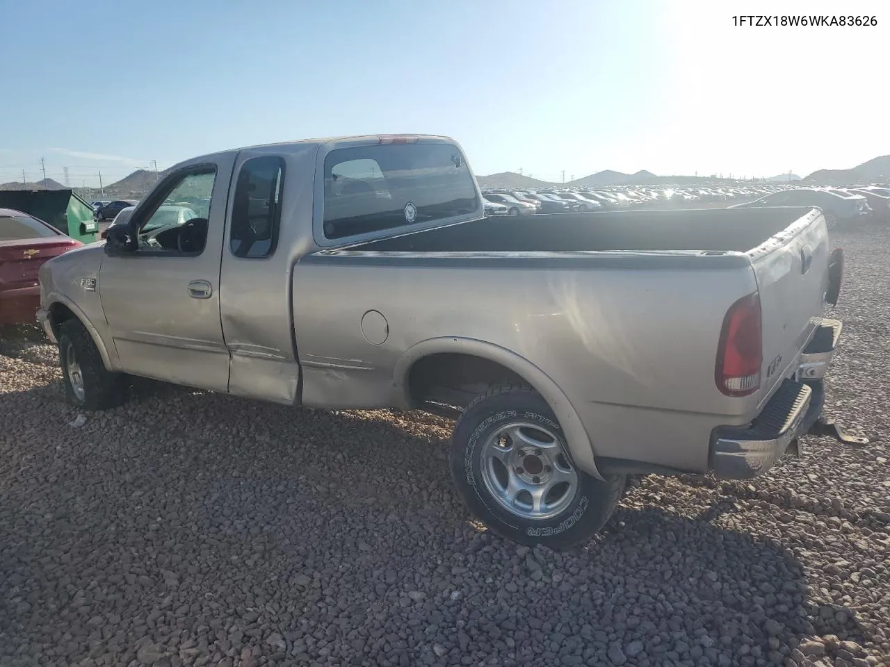 1998 Ford F150 VIN: 1FTZX18W6WKA83626 Lot: 65845544