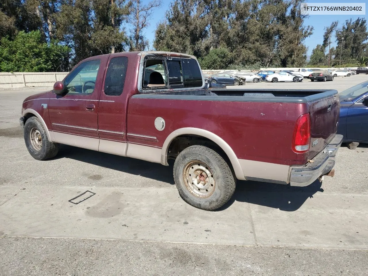 1998 Ford F150 VIN: 1FTZX1766WNB20402 Lot: 67192204