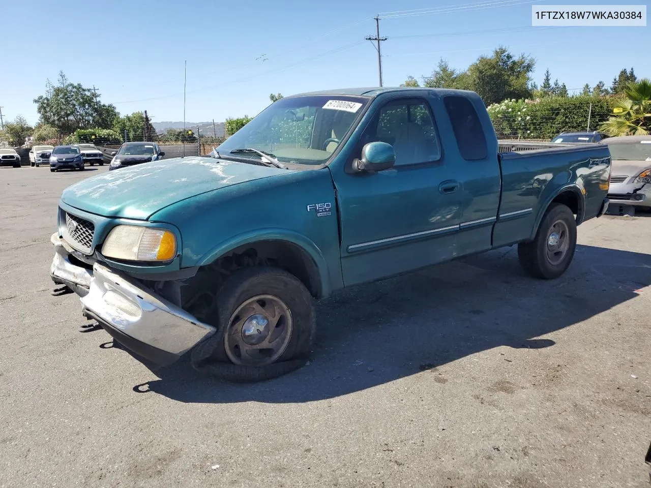 1998 Ford F150 VIN: 1FTZX18W7WKA30384 Lot: 67200064